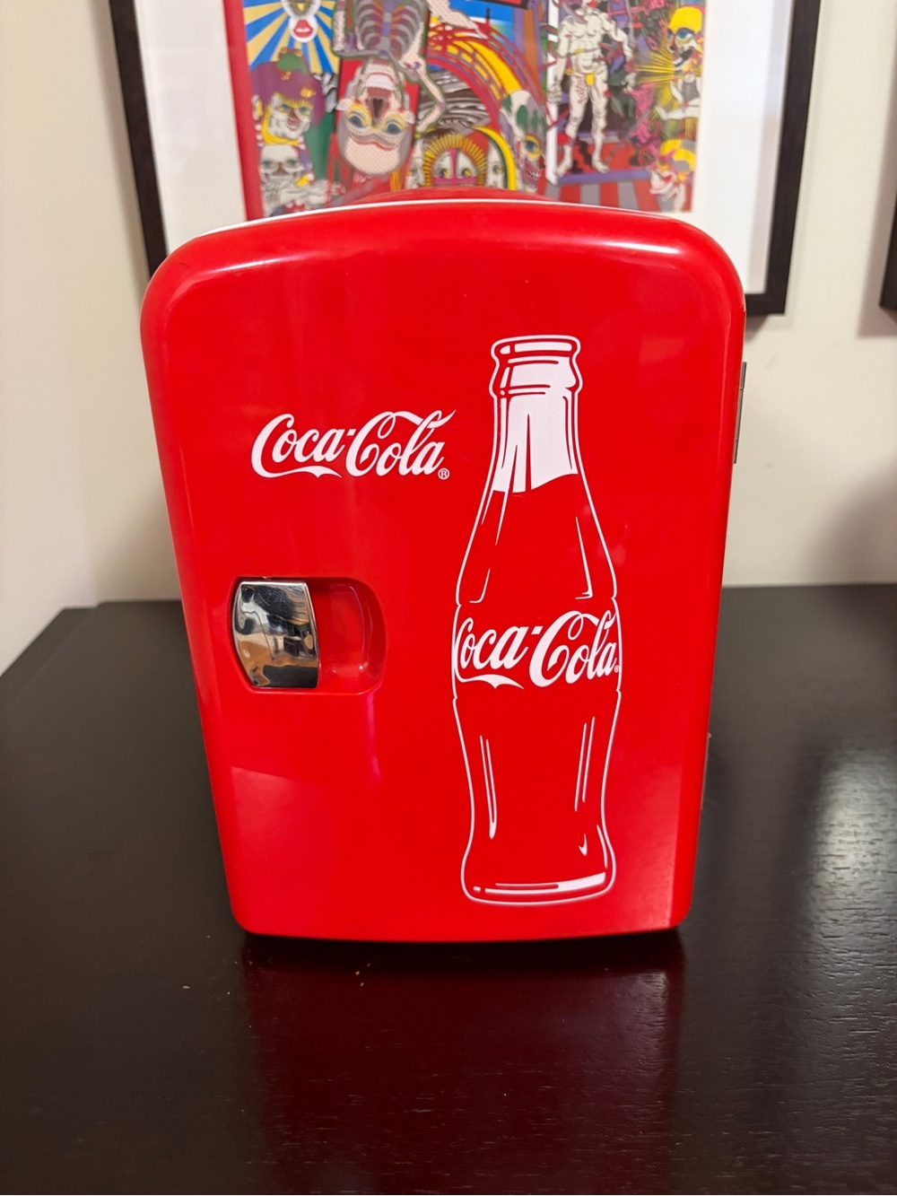 Coca Cola Red Retro Bottle Mini Fridge